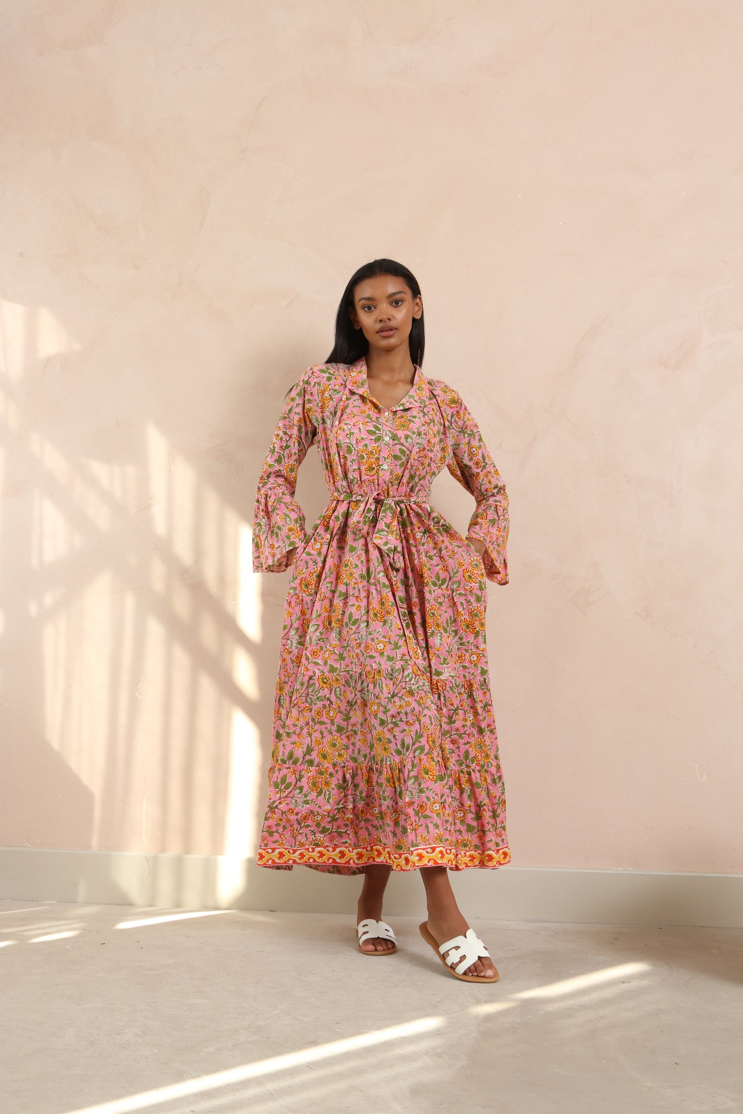 Emma Bell Sleeve Maxi Dress