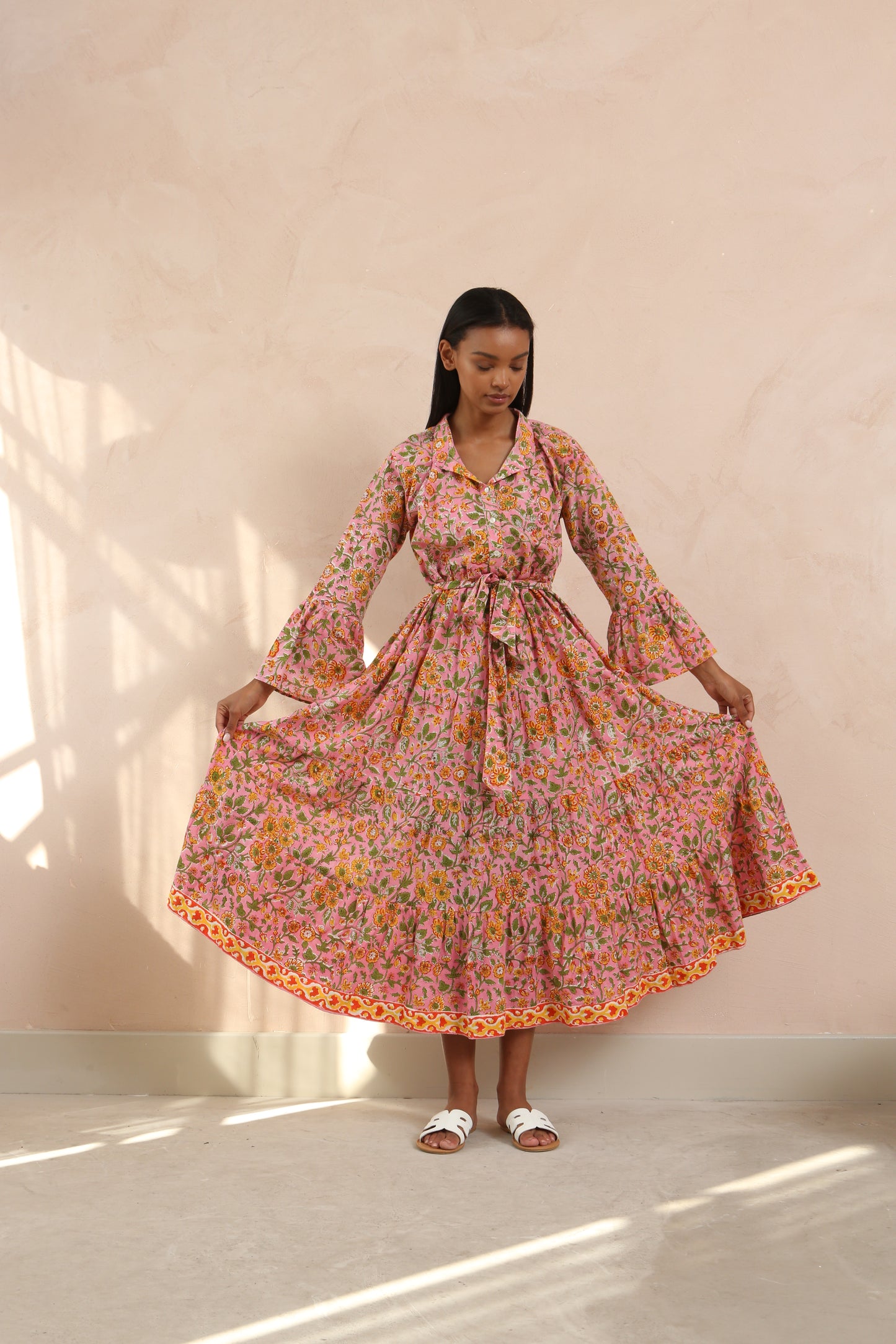 Emma Bell Sleeve Maxi Dress