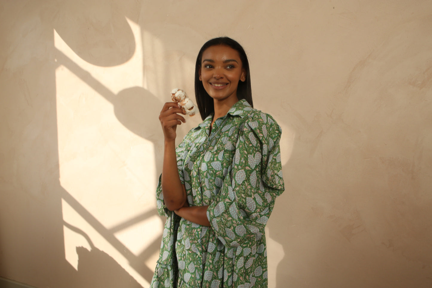 Rachel Ruffle Ruched Midi Dress