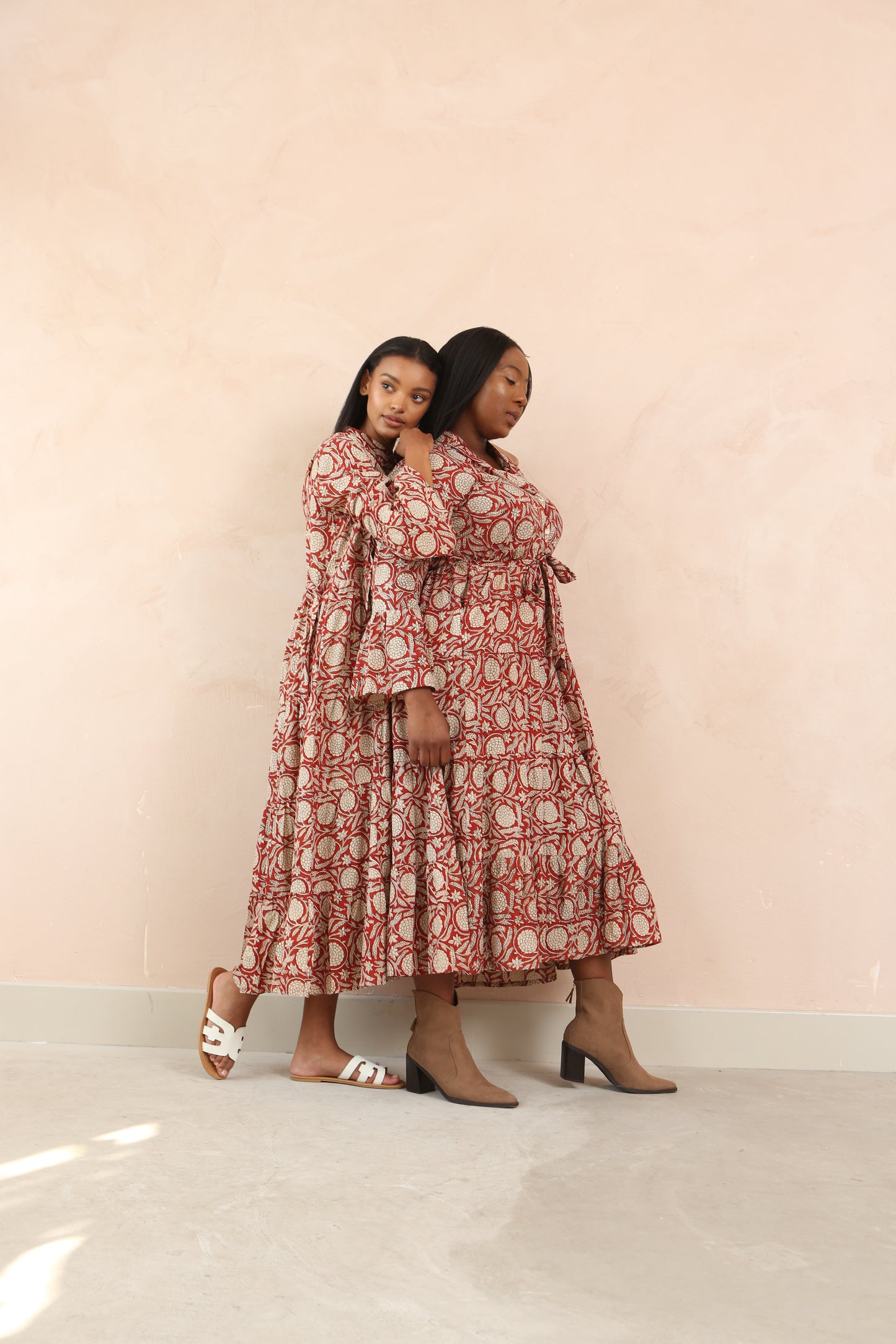 Tory Cotton Bell Sleeve Maxi Dress