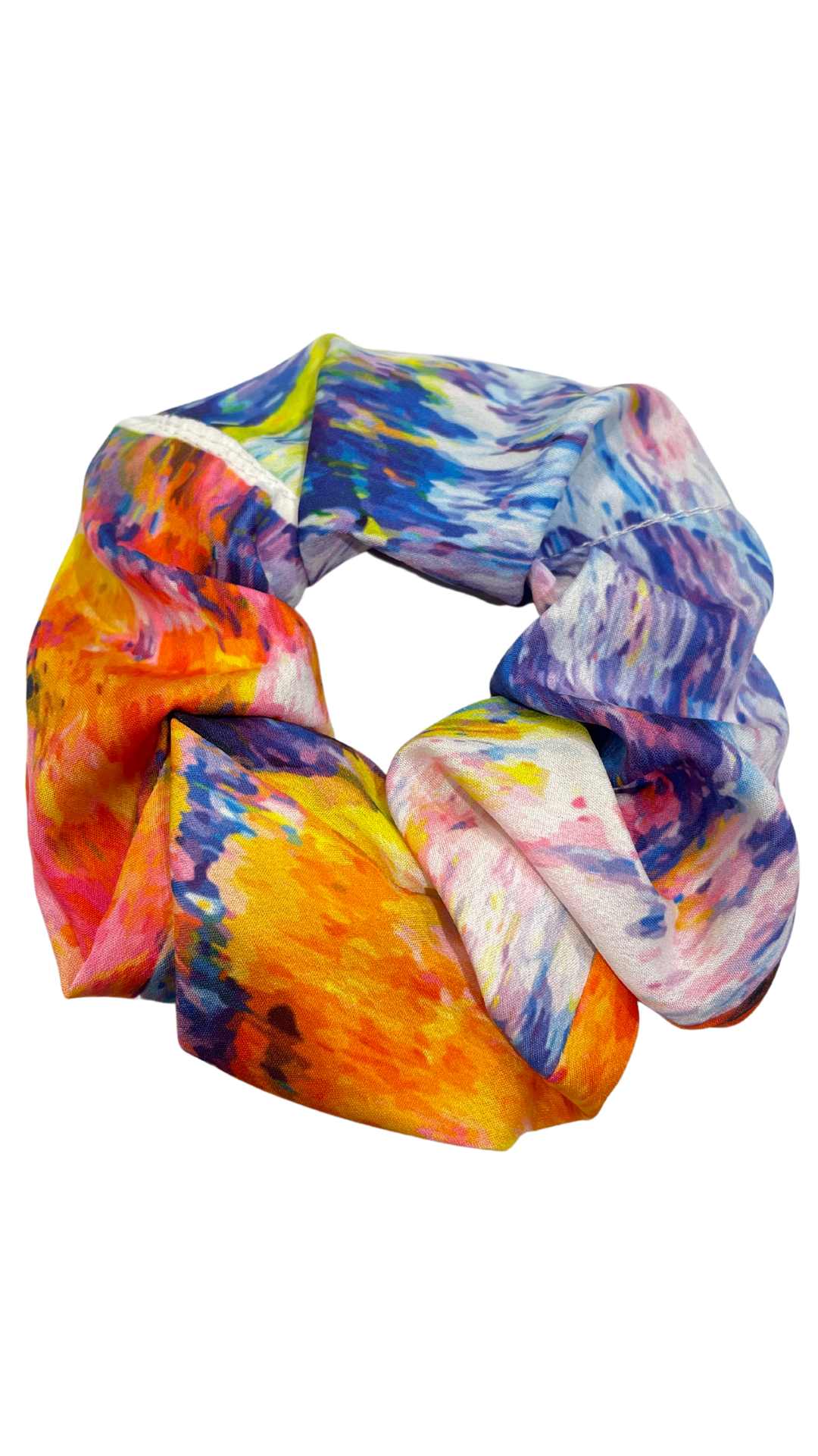 Zipper Oversized Upcycled Scrunchie