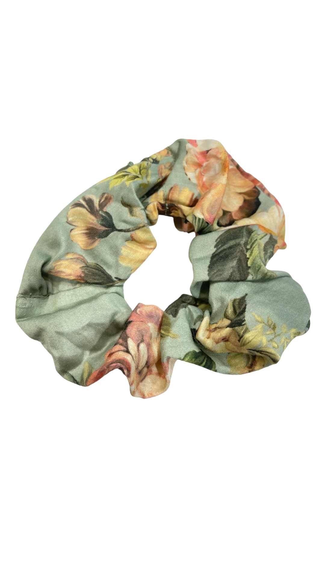 Zipper Oversized Upcycled Scrunchie