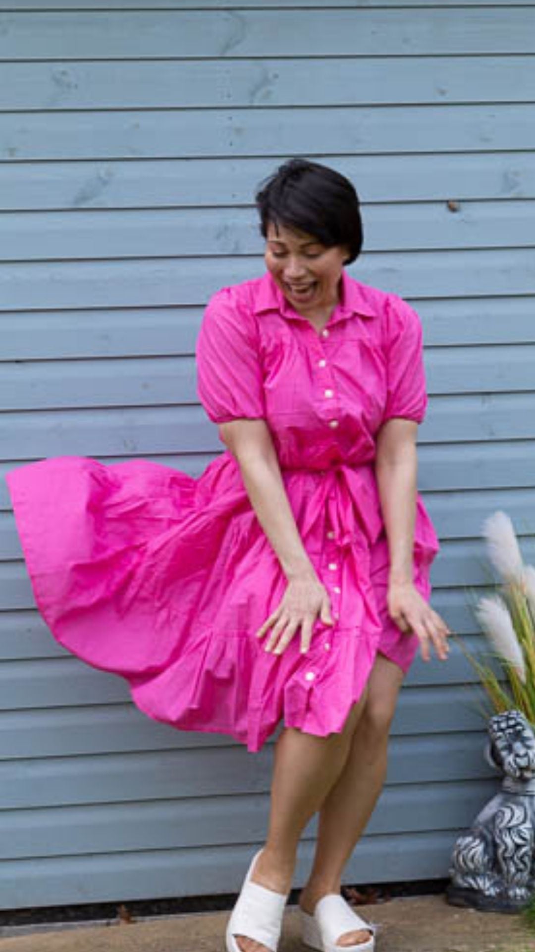 Maya Cotton Midi Dress