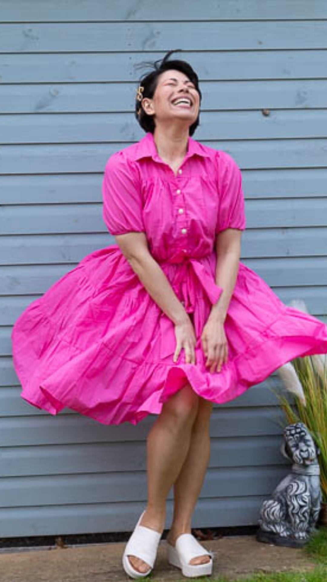 Maya Cotton Midi Dress