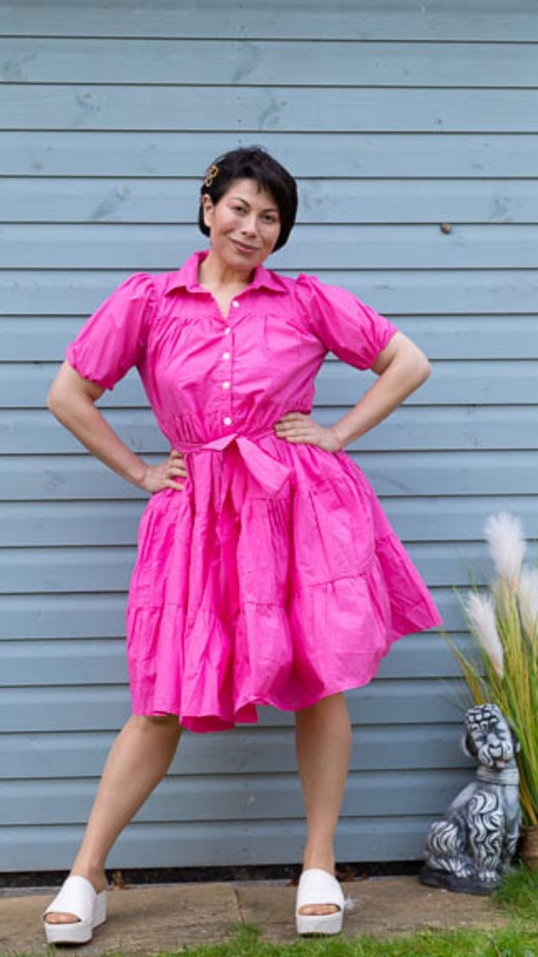 Maya Cotton Midi Dress