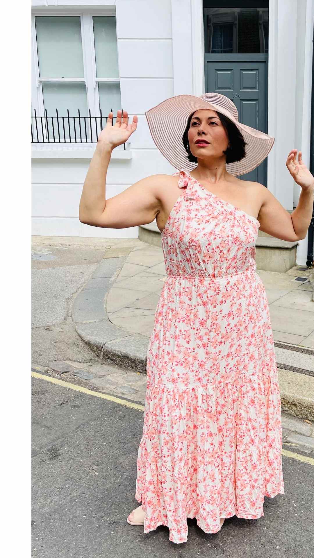 Isabel Off Shoulder Cotton Maxi Dress