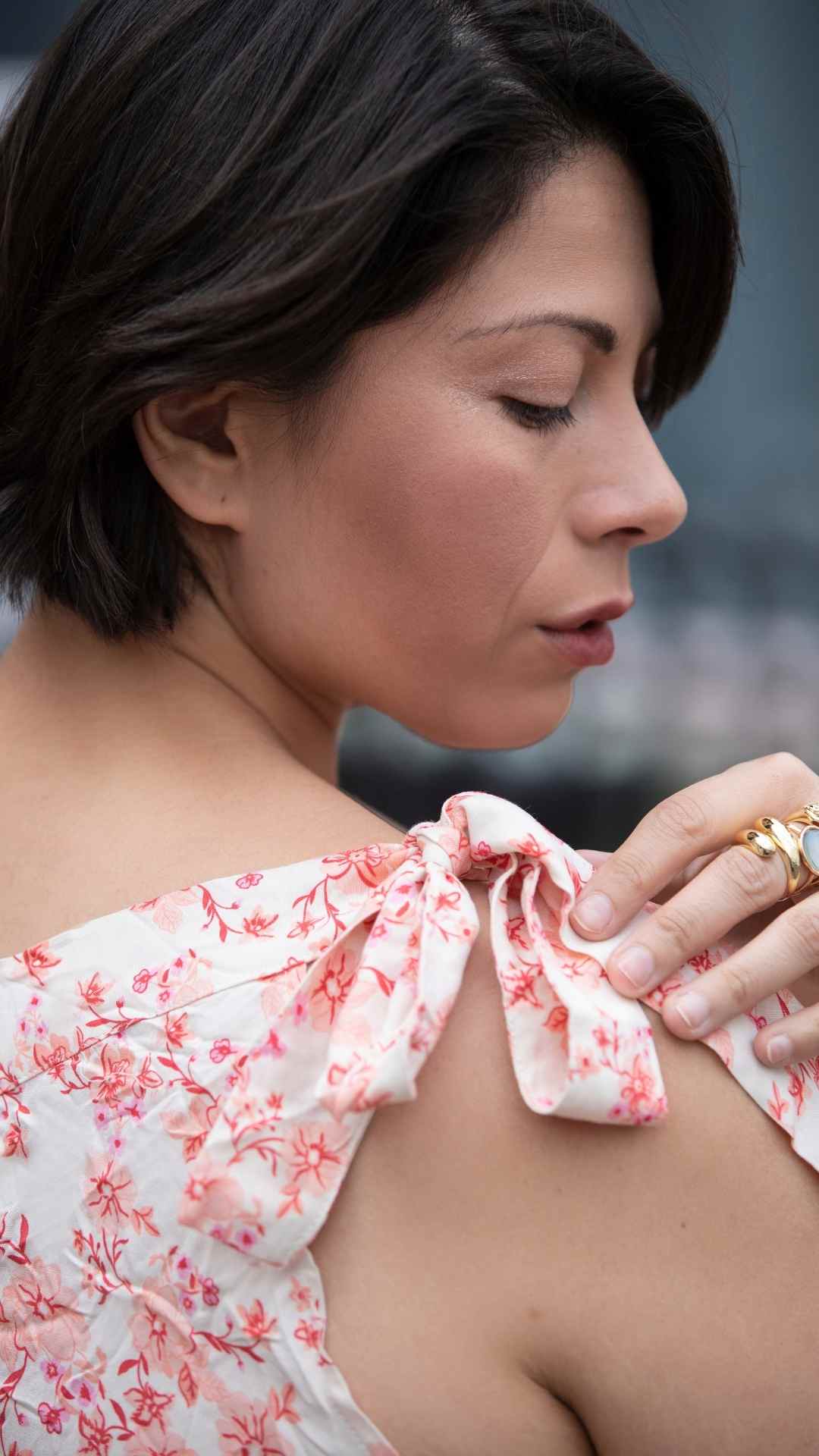 Isabel Off Shoulder Cotton Maxi Dress