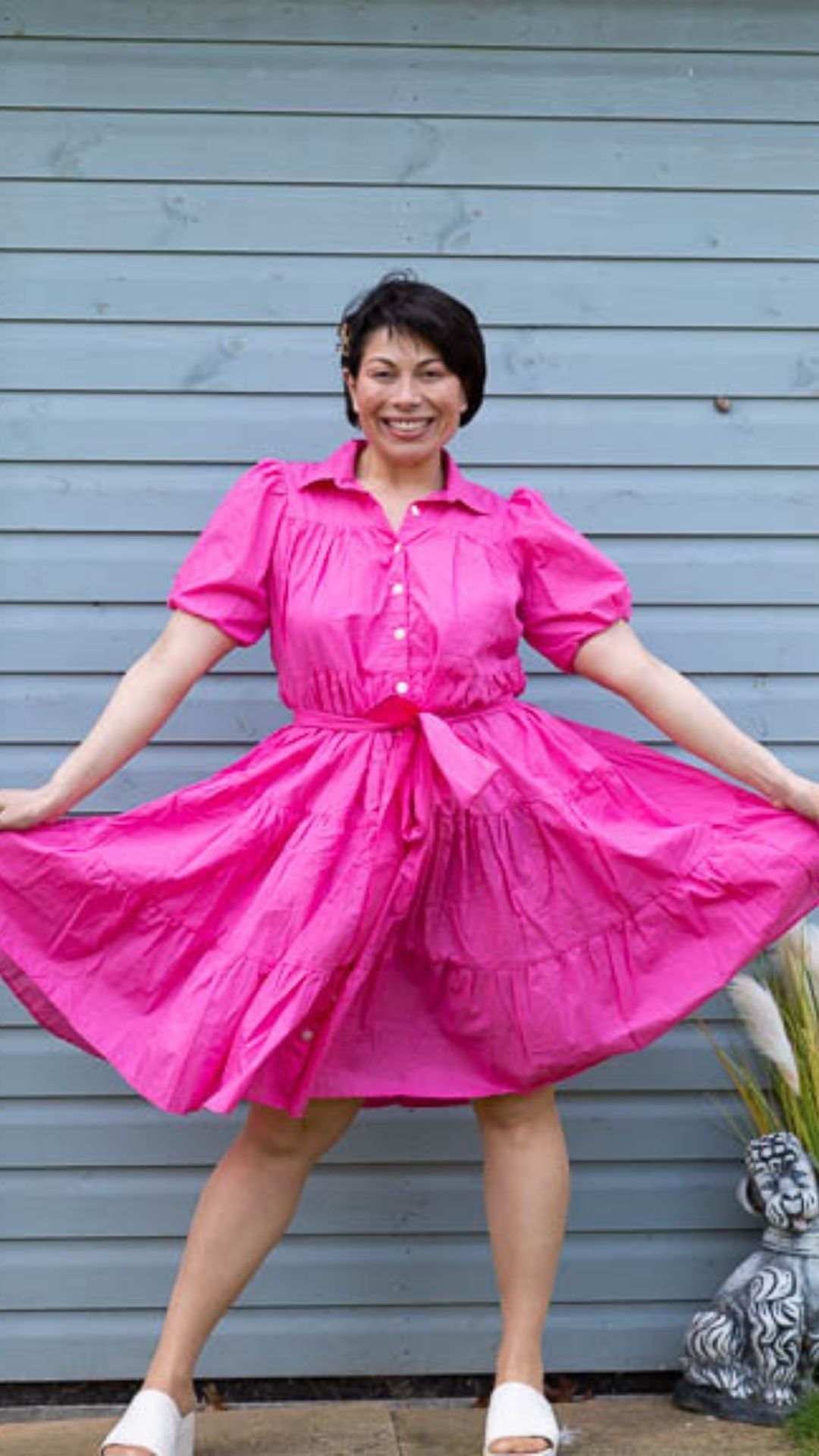 Maya Cotton Midi Dress