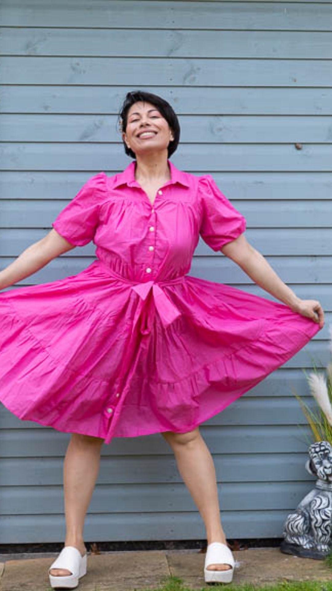 Maya Cotton Midi Dress