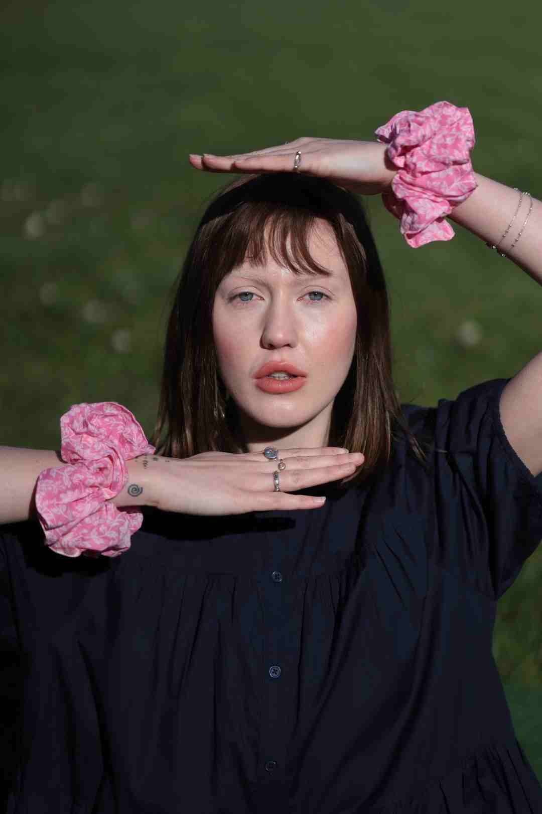 Floral Oversized Scrunchie