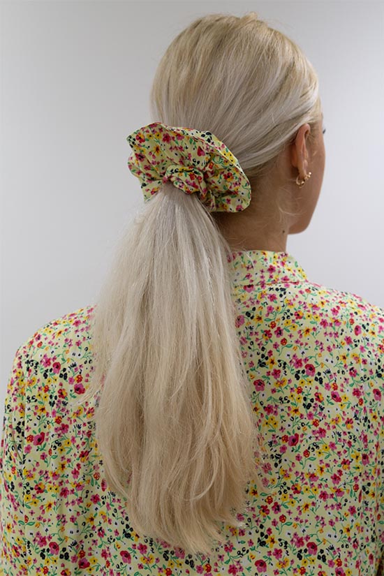 Floral Oversized Scrunchie