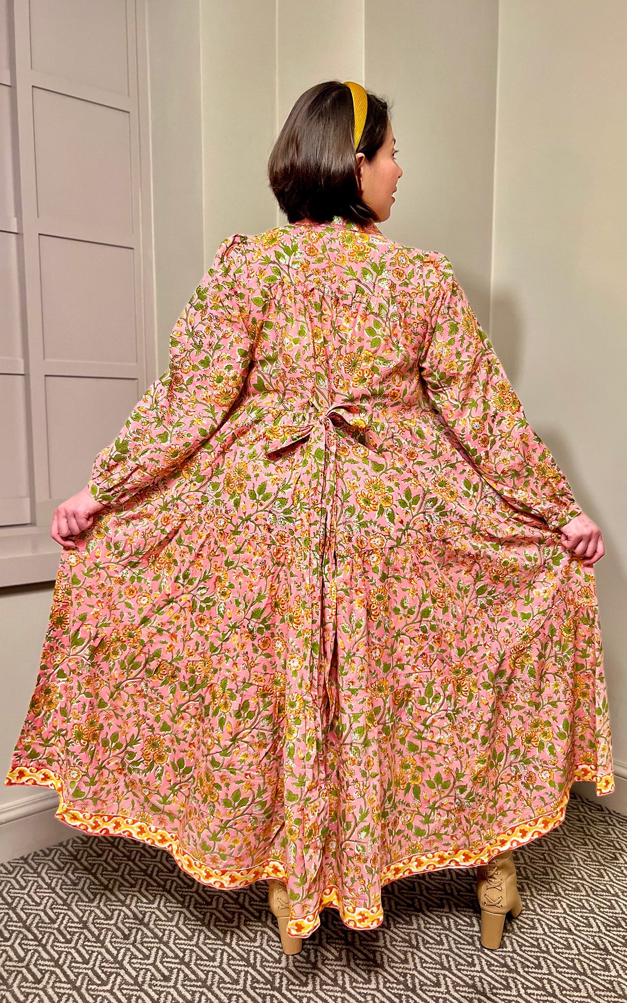Shannon x DF Cotton Maxi Dress Full Sleeves