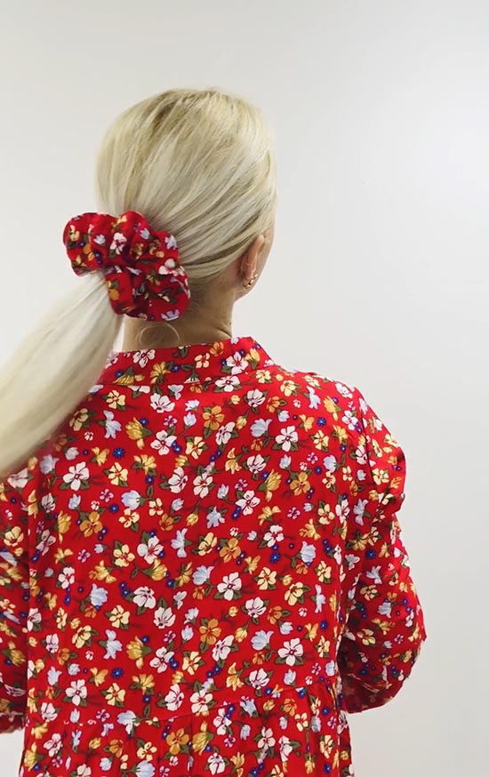 Floral Oversized Scrunchie