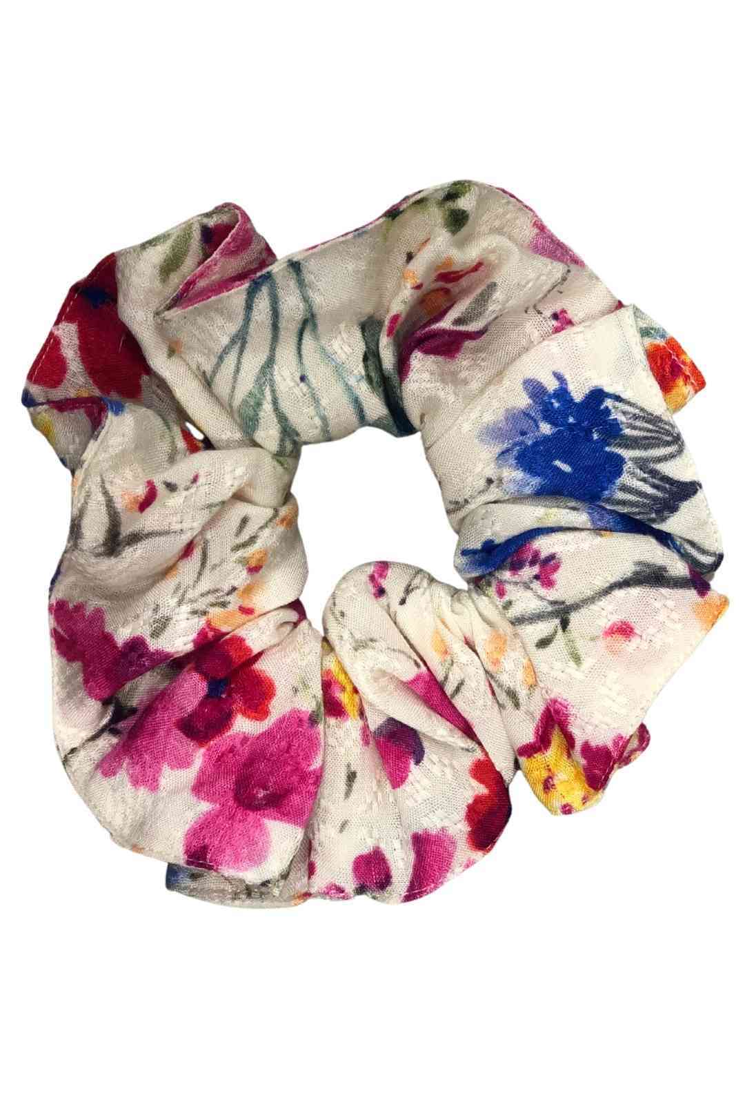 Karli Floral Print Oversized Scrunchie
