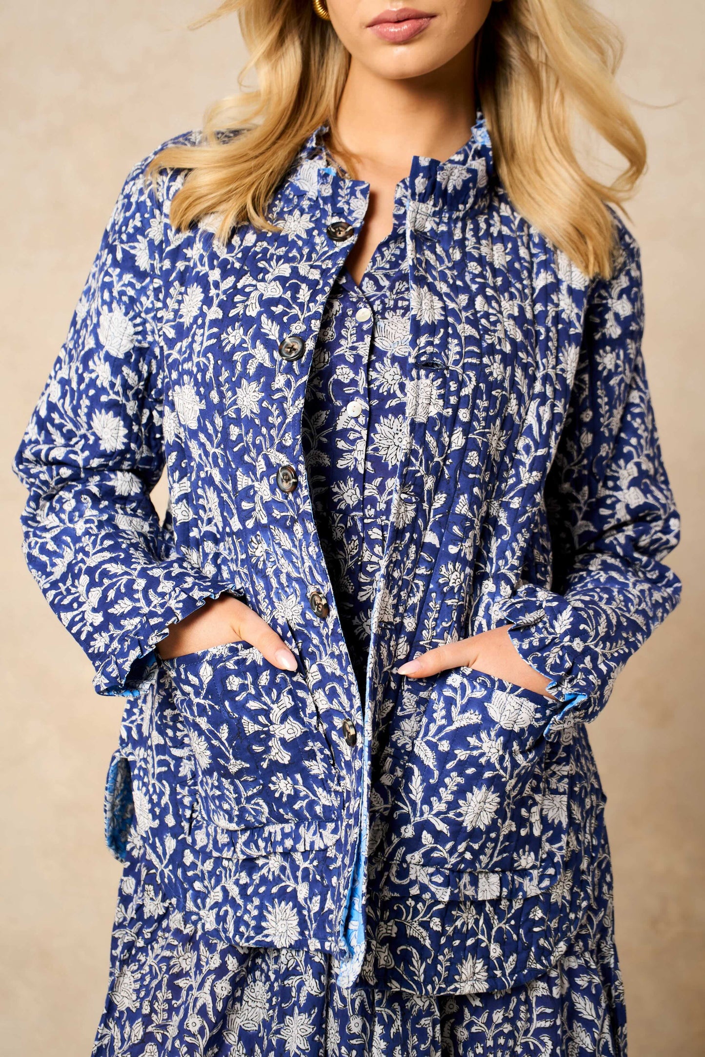 Aura Quilted Reversible Jacket- NEW