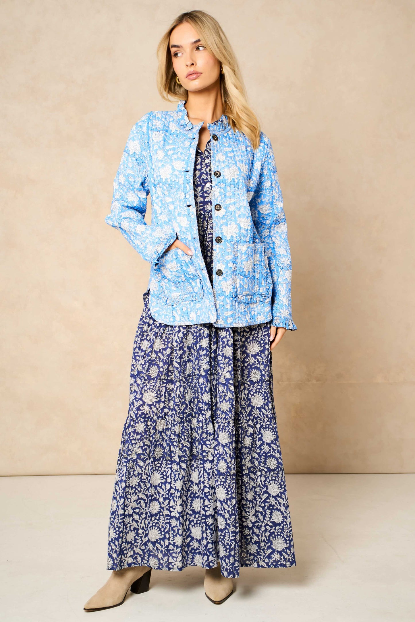 Aura Quilted Reversible Jacket- NEW