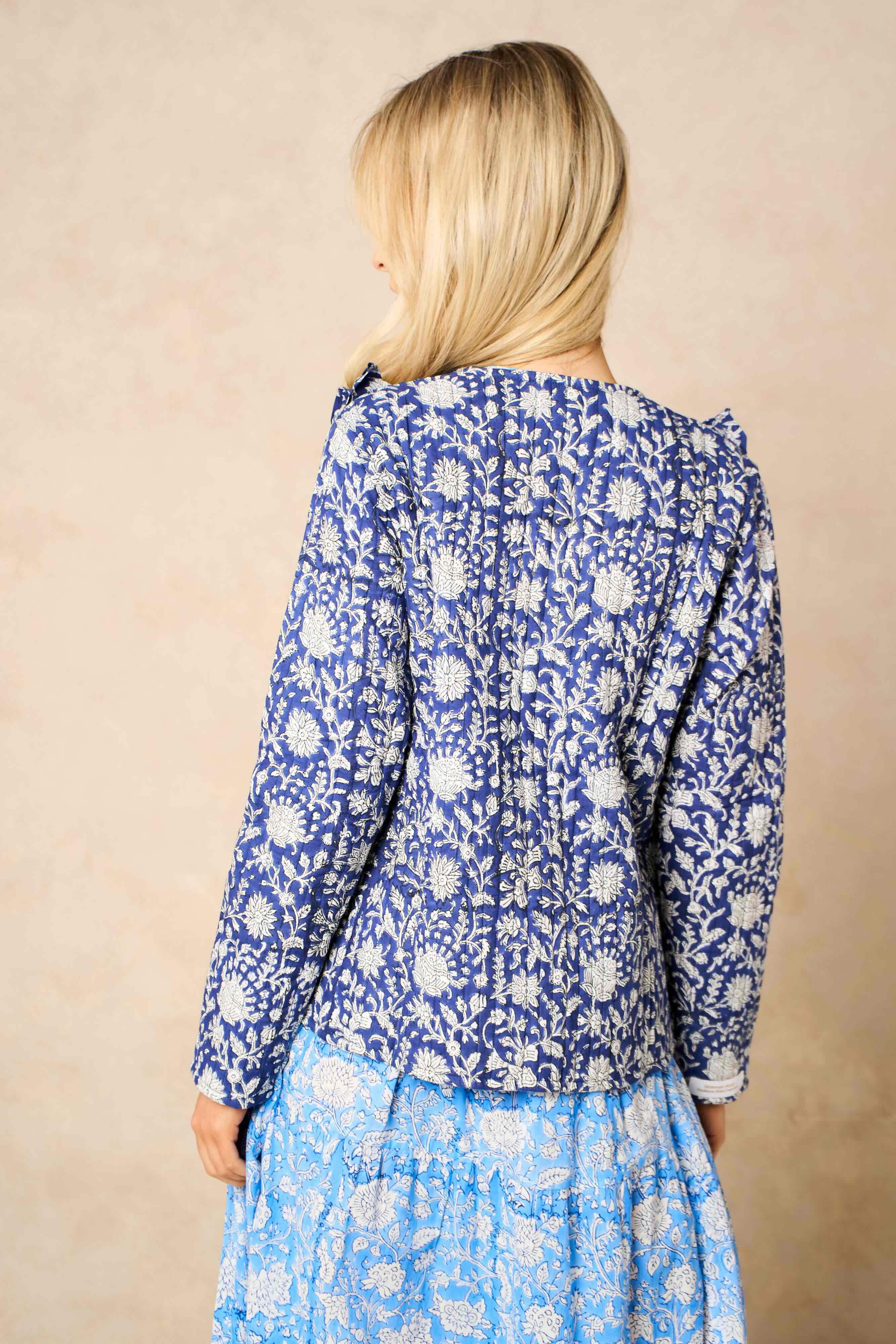 Chloe Reversible Quilted Cotton Jacket
