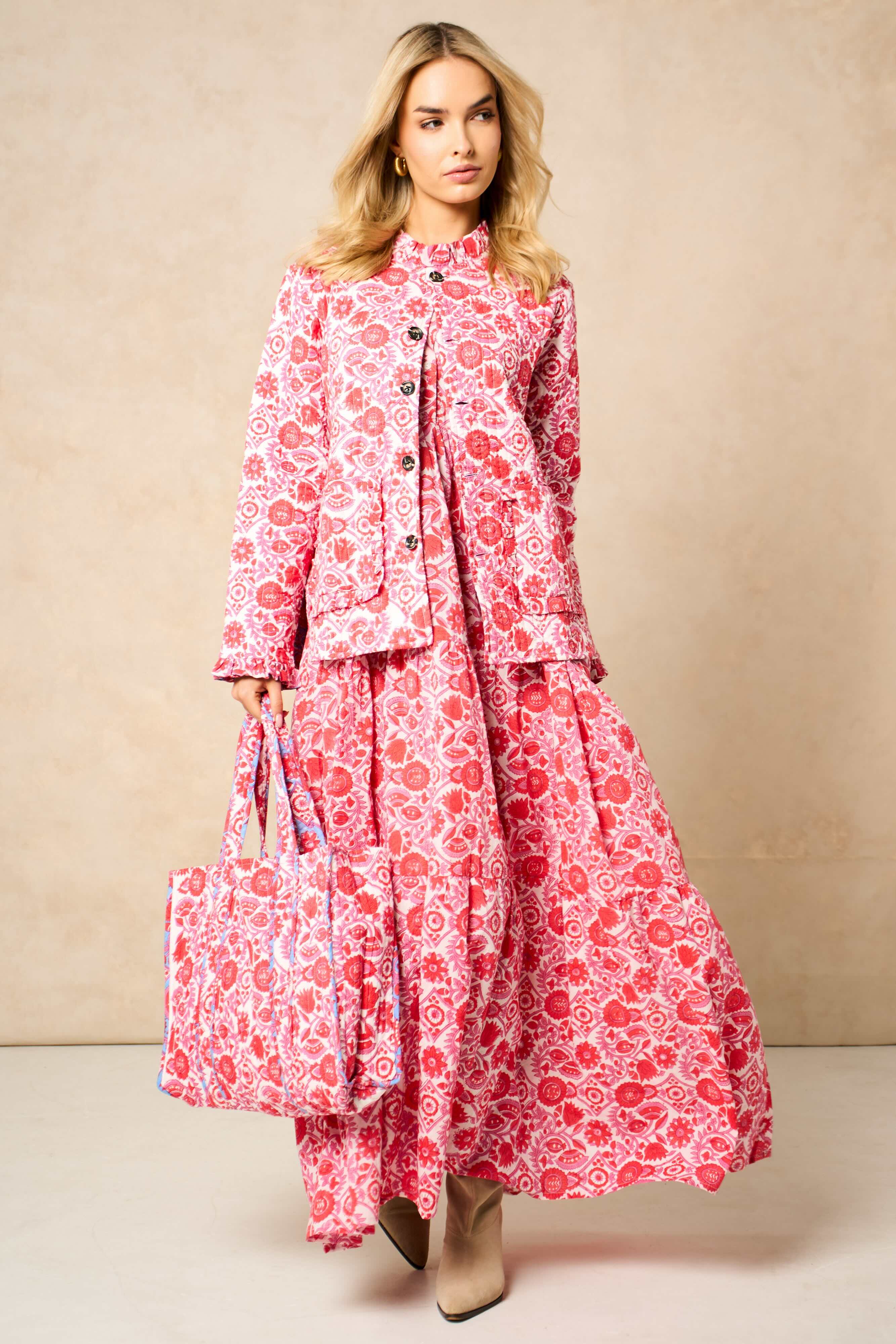 Bloom Reversible Quilted Cotton Jacket