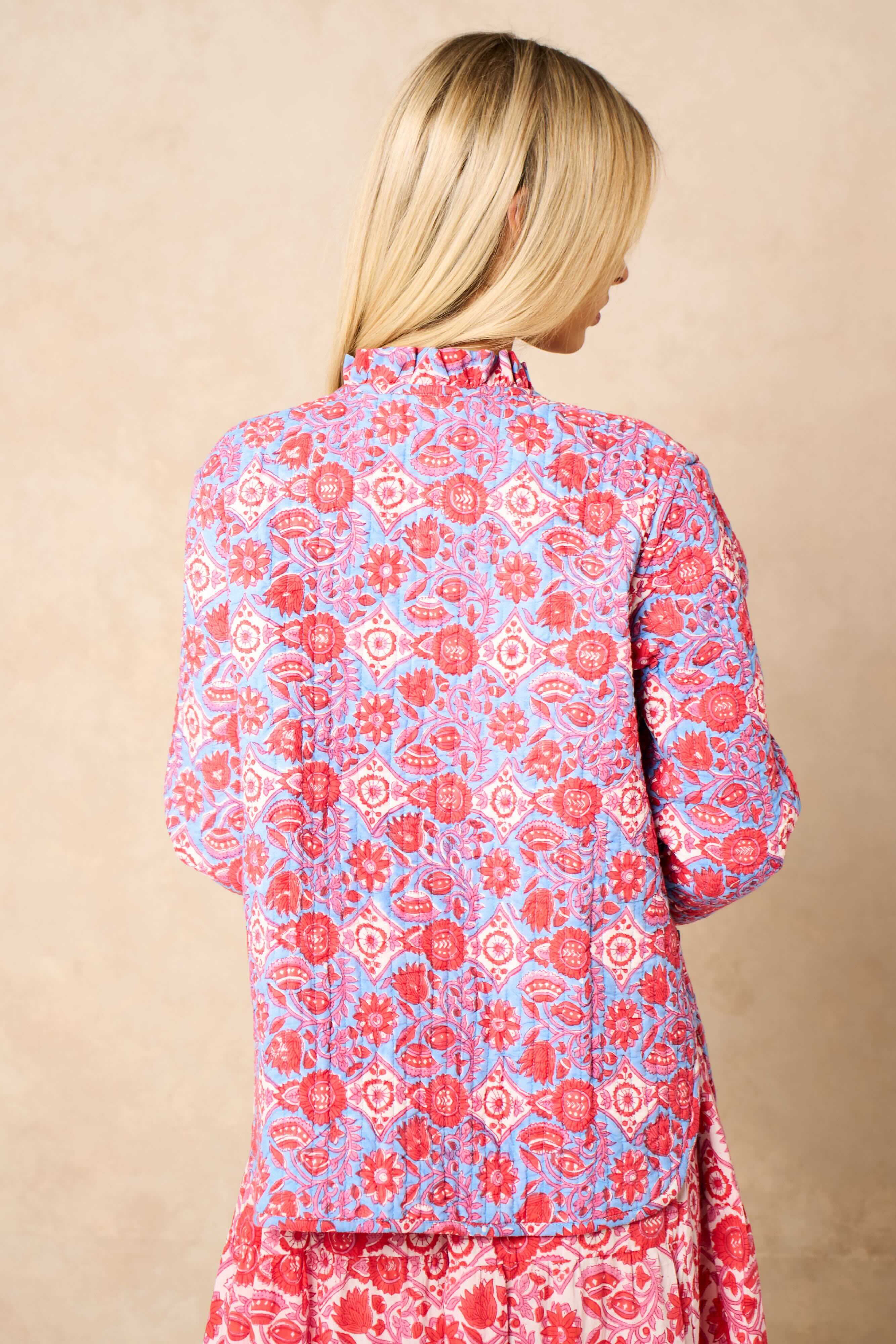 Bloom Reversible Quilted Cotton Jacket