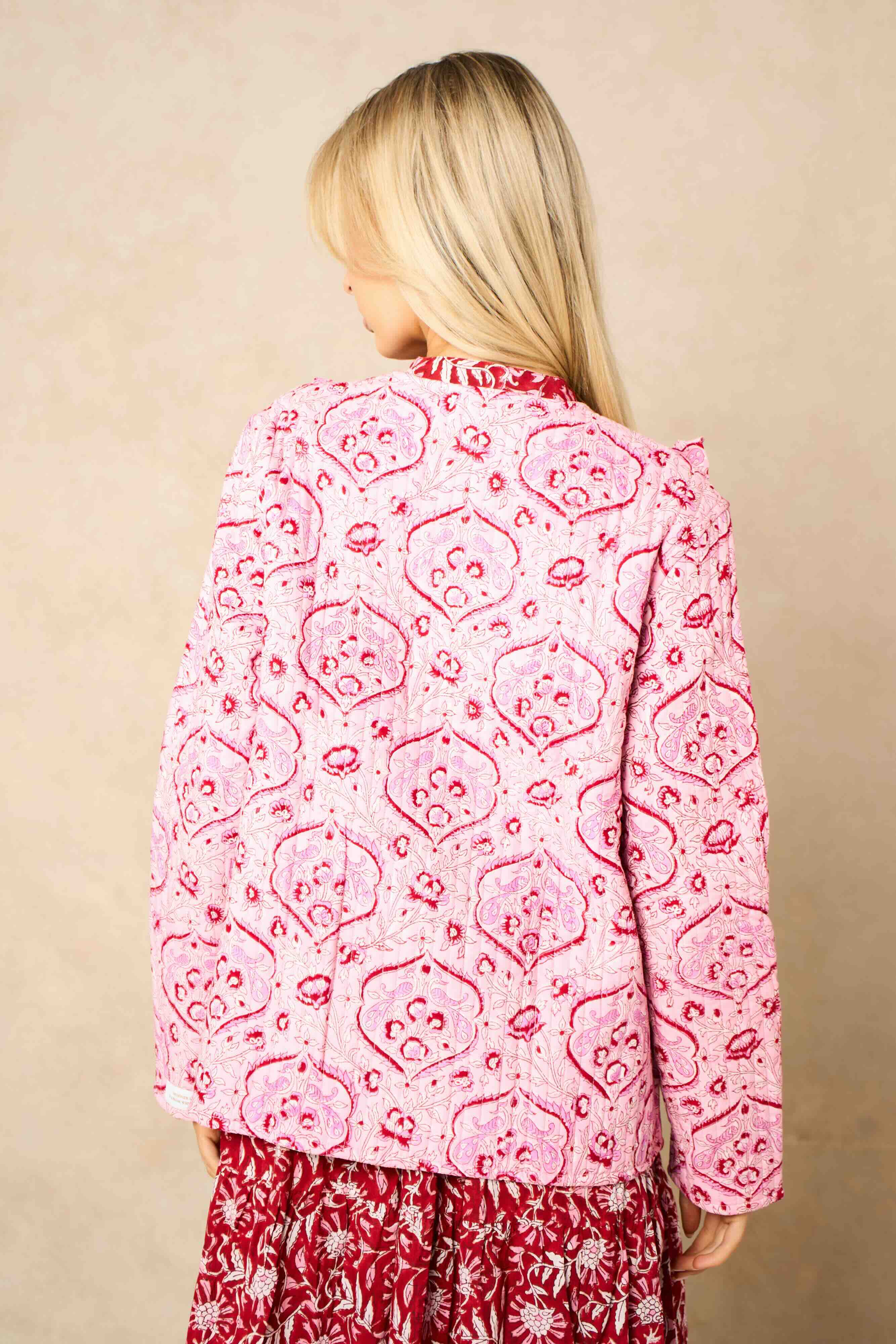 Emelia Reversible Quilted Cotton Jacket