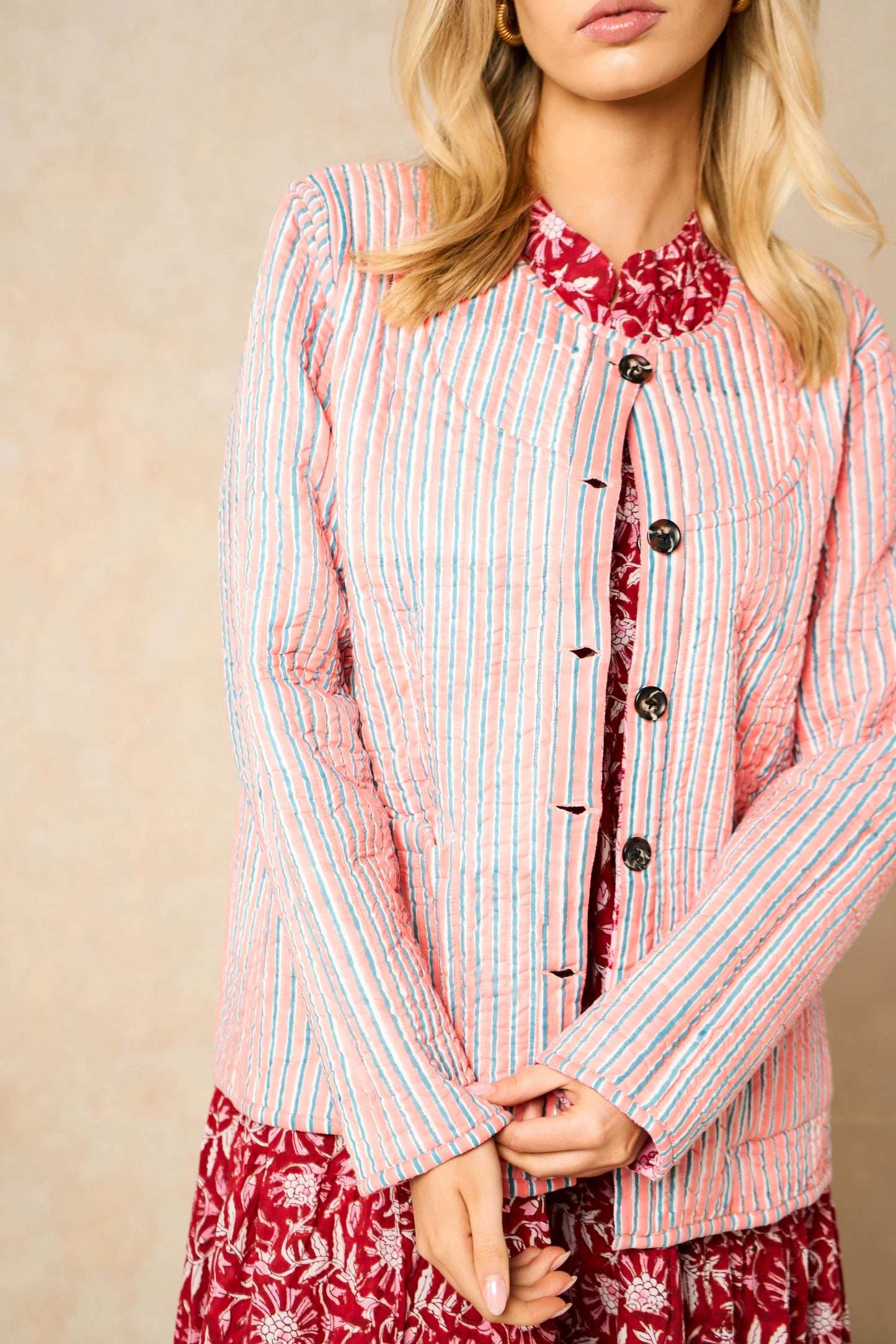 Emelia Quilted Reversible Jacket- NEW