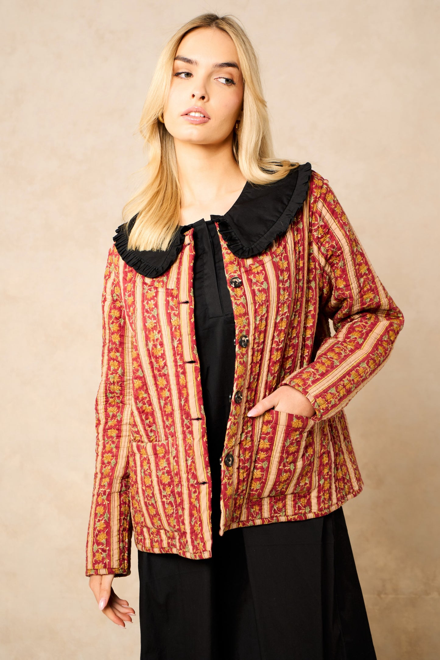 Emelia Quilted Reversible Jacket- NEW