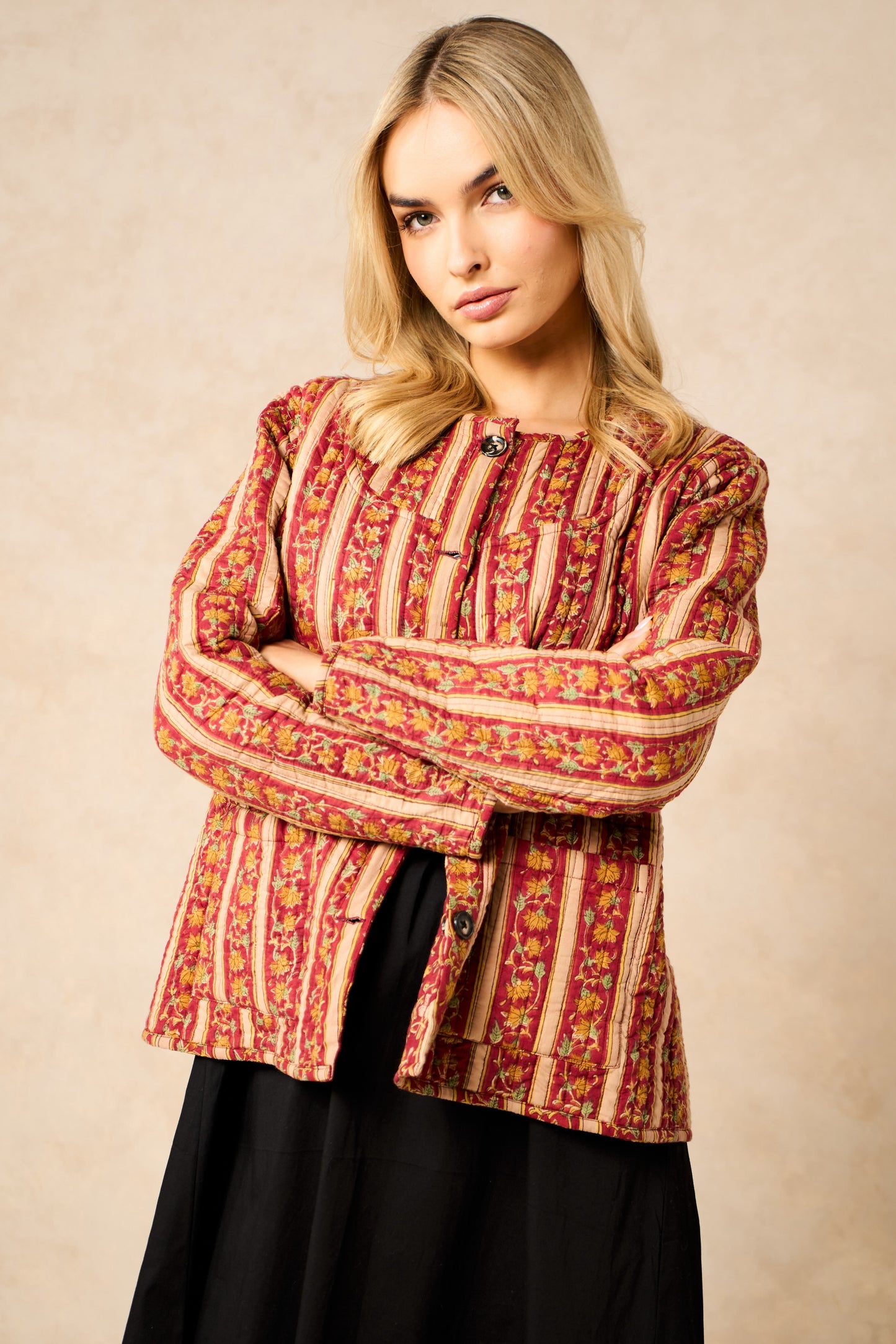 Emelia Quilted Reversible Jacket- NEW