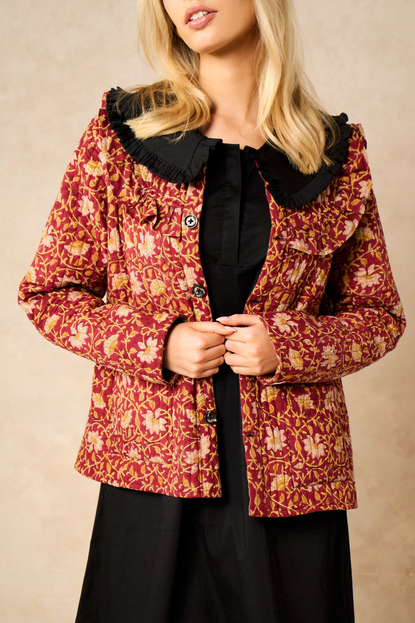 Emelia Quilted Reversible Jacket- NEW