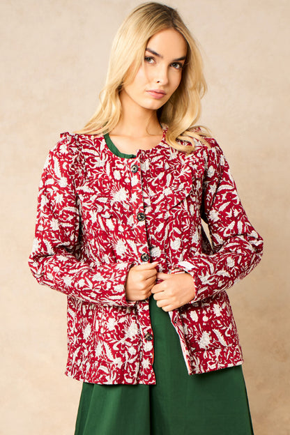 Emelia Quilted Reversible Jacket- NEW