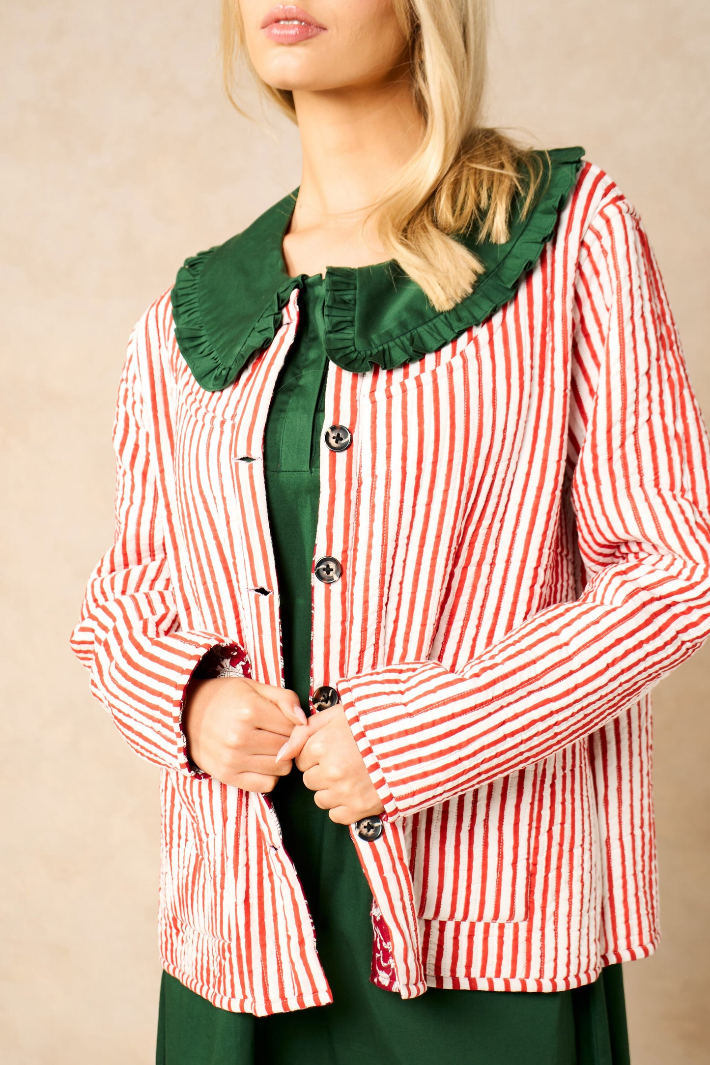 Emelia Quilted Reversible Jacket- NEW