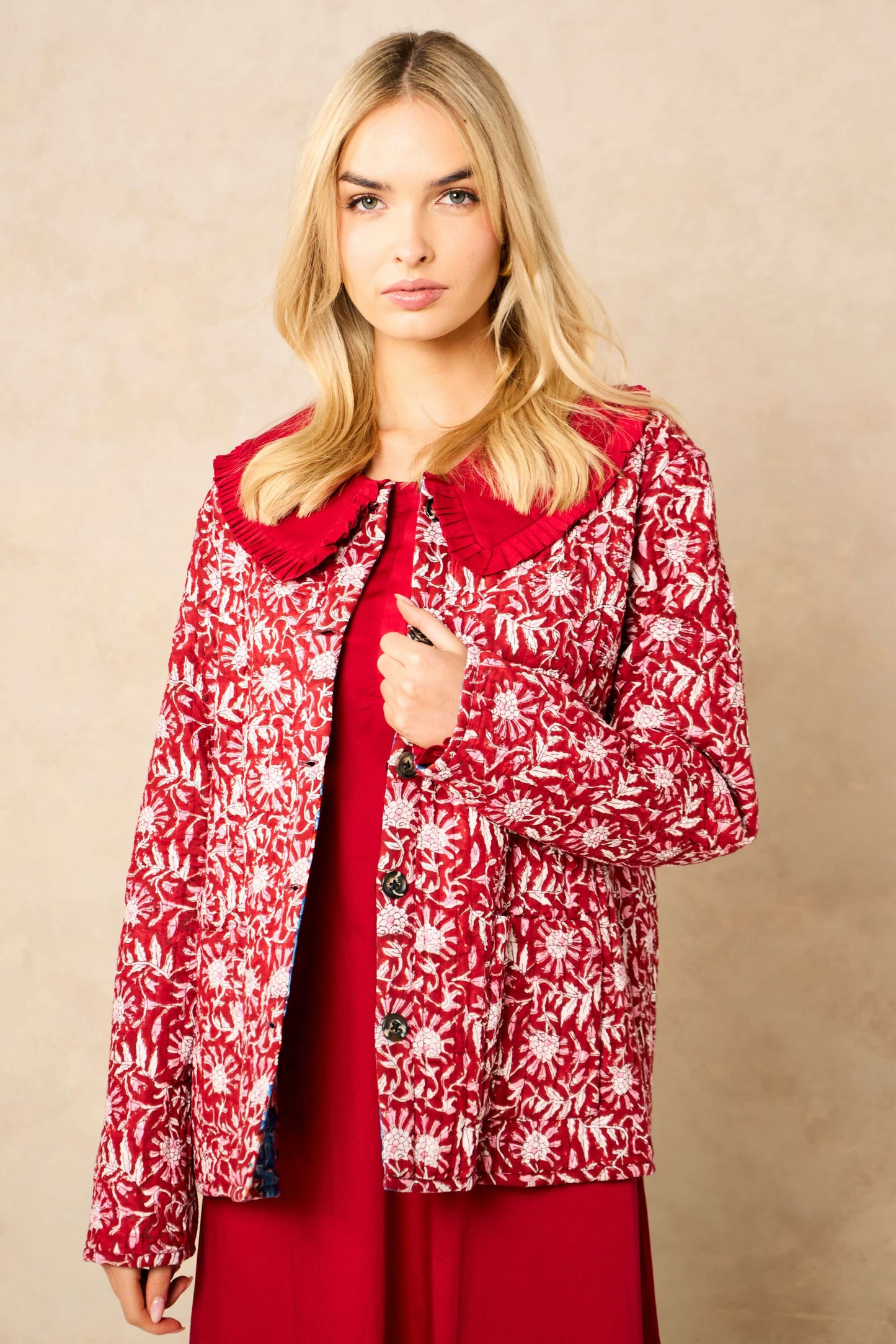 Aura Quilted Reversible Jacket- NEW