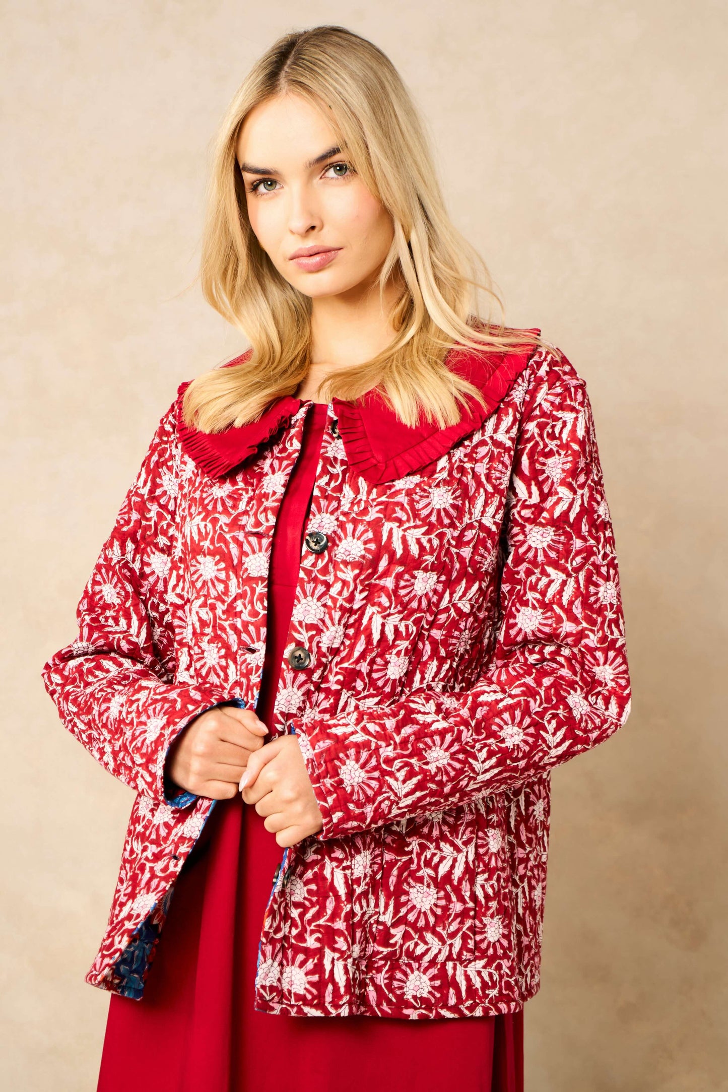 Aura Quilted Reversible Jacket- NEW