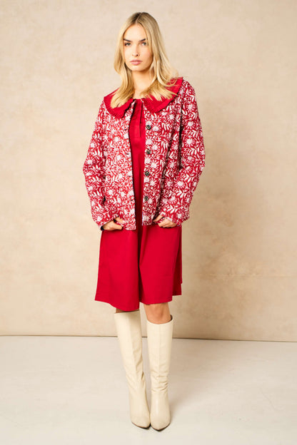 Aura Quilted Reversible Jacket- NEW