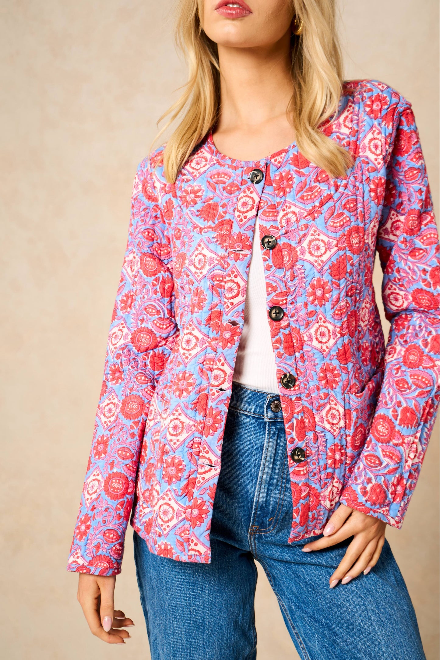 Emelia Quilted Reversible Jacket- NEW