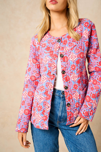 Emelia Quilted Reversible Jacket- NEW