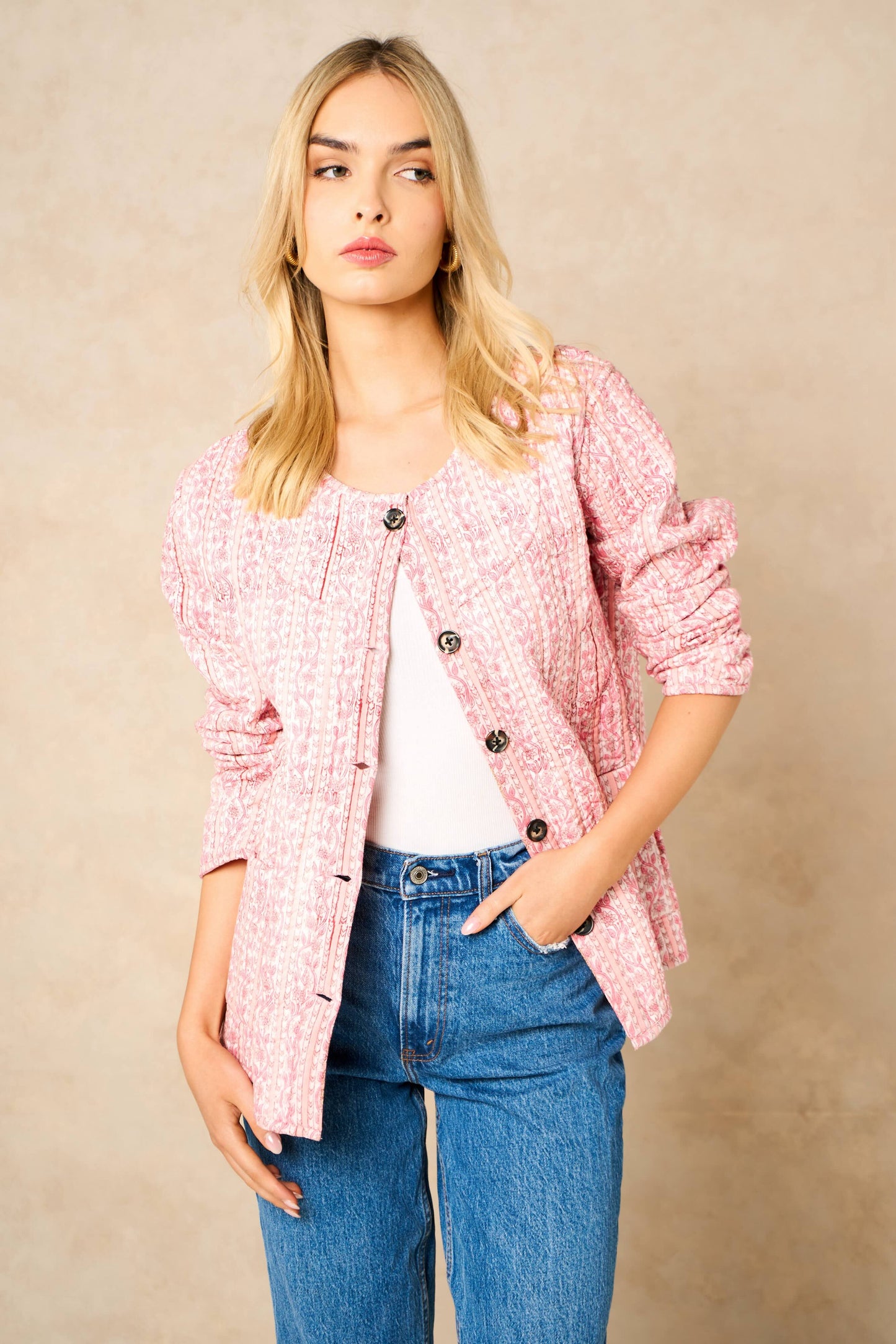 Emelia Quilted Reversible Jacket- NEW