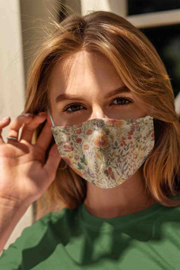 Leiya Floral Print Reusable Face Covering