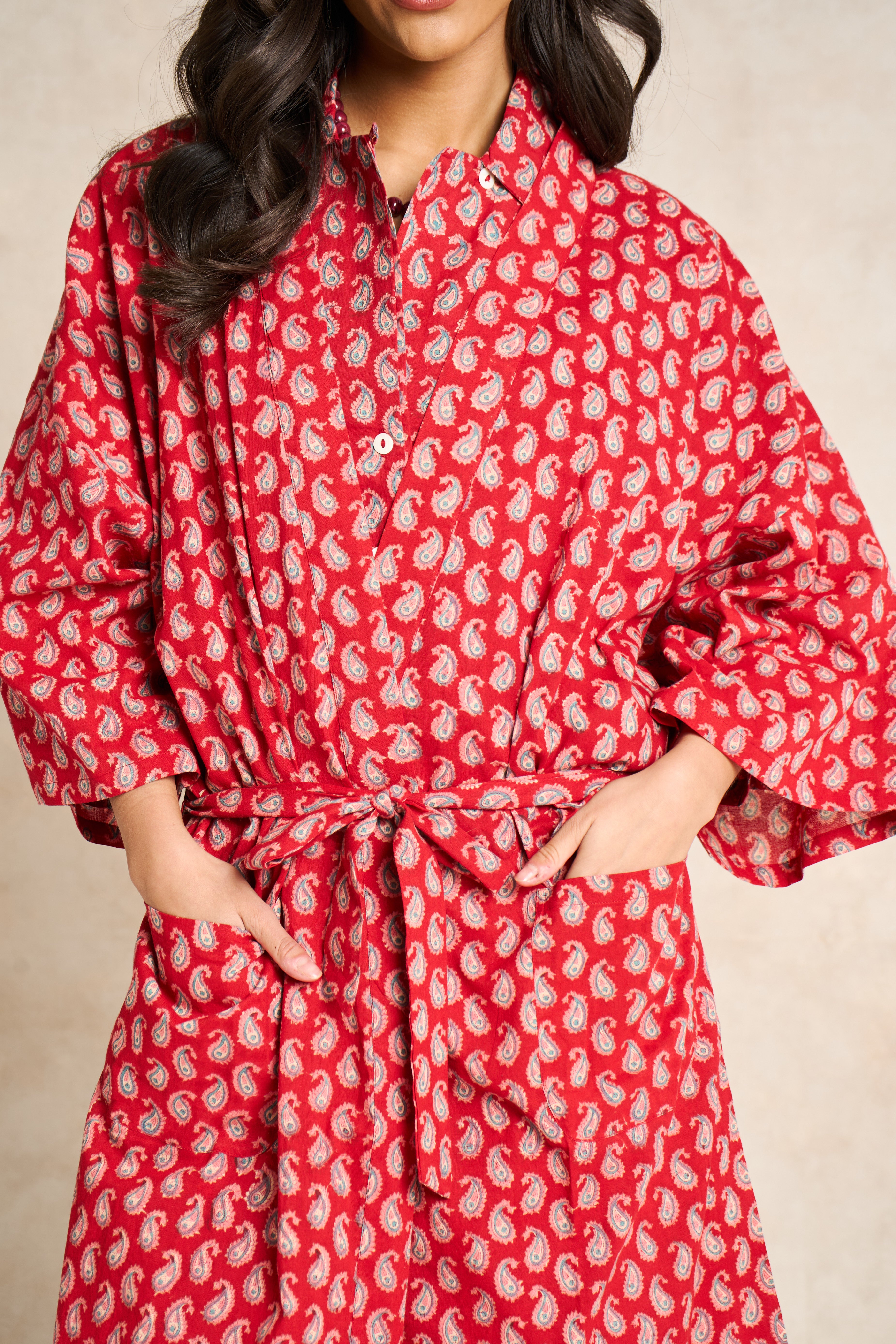 Ruby Cotton Open Coverup