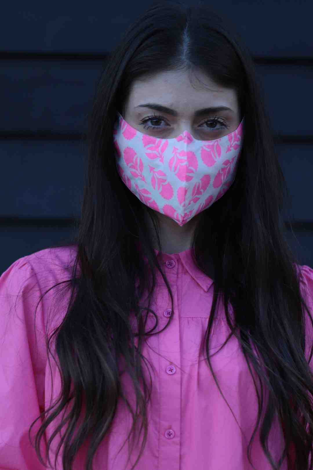 Clara Floral Print Reusable Face Covering