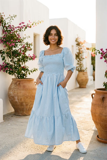 Bella Braless Wonder Maxi Dress With Sleeves