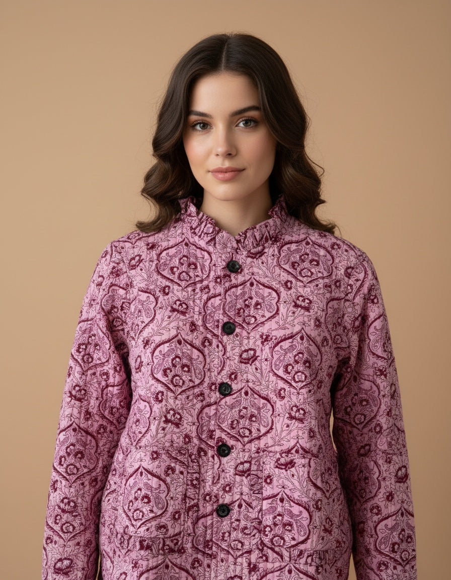 Aura Quilted Reversible Jacket- COMING SOON