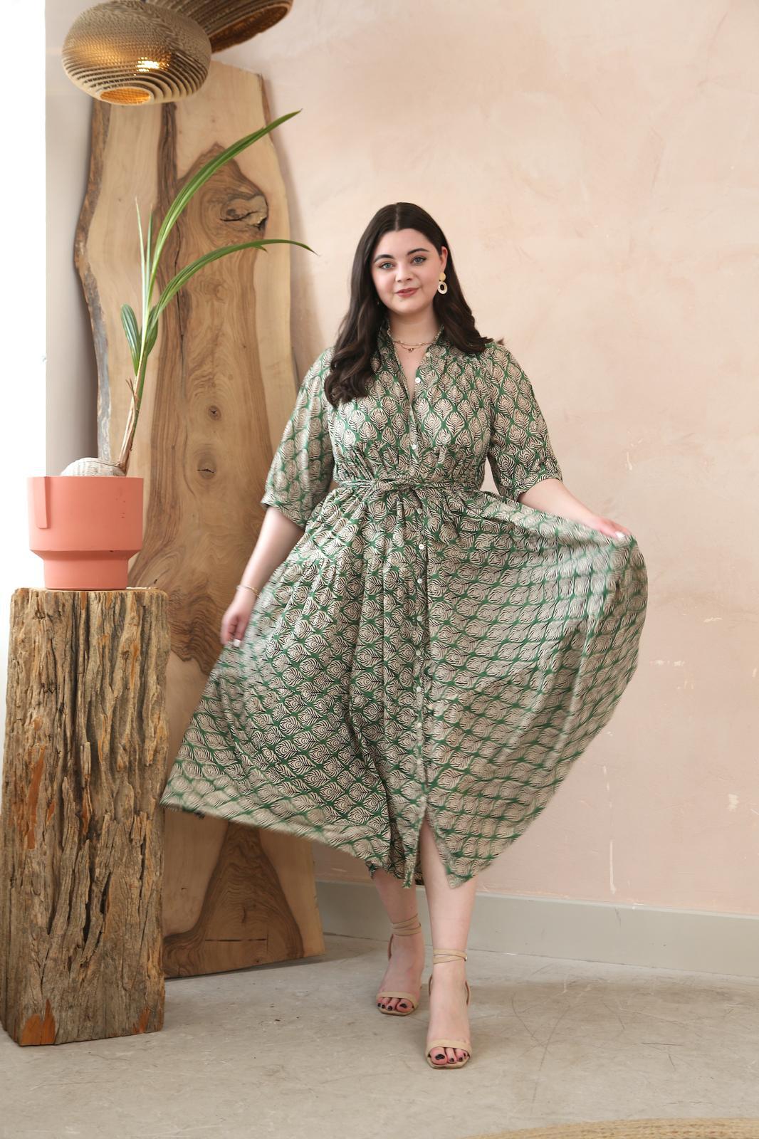 Floral Organic Cotton Maxi Dress
