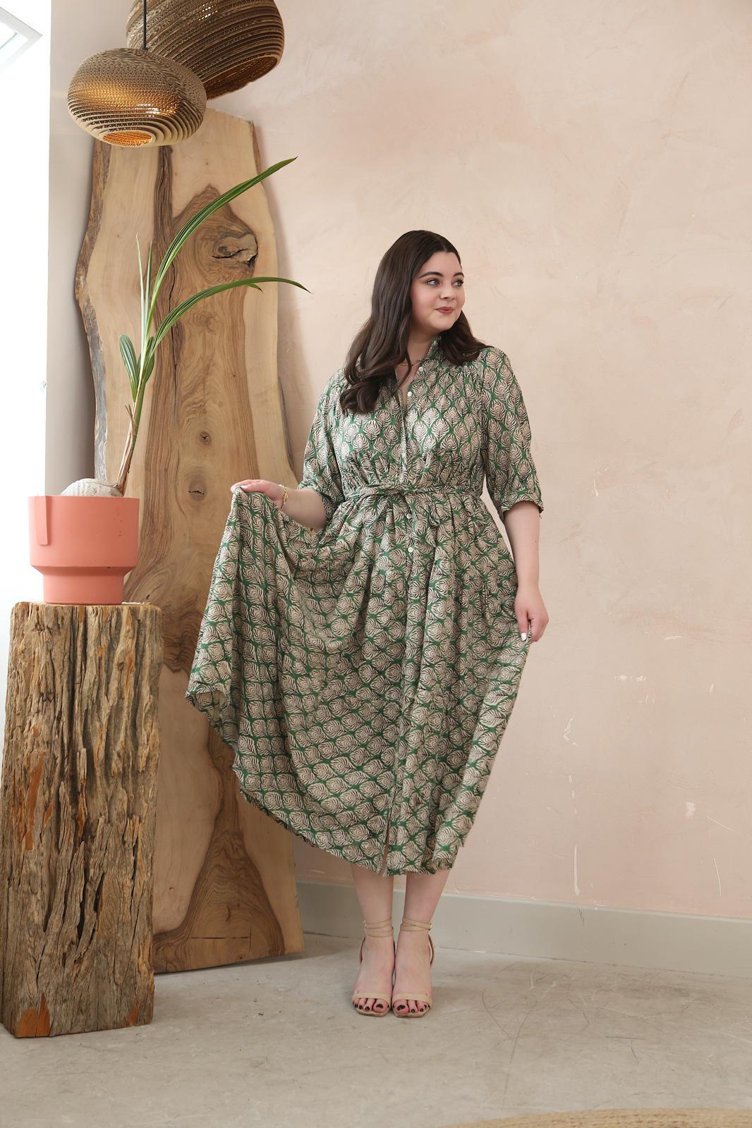 Floral Organic Cotton Maxi Dress