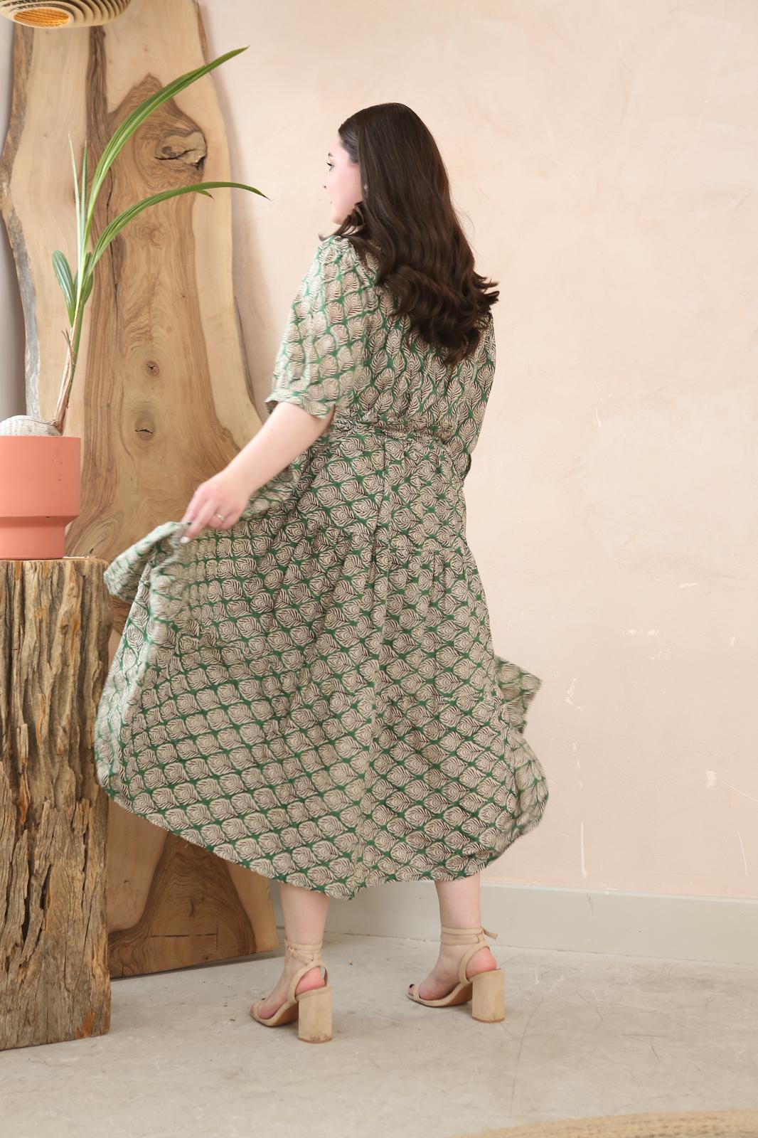Floral Organic Cotton Maxi Dress