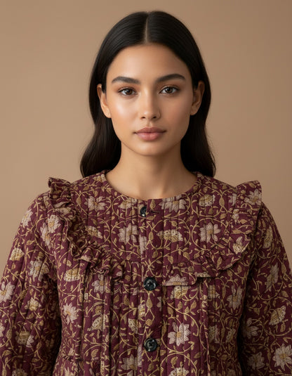 Emelia Quilted Reversible Jacket- NEW