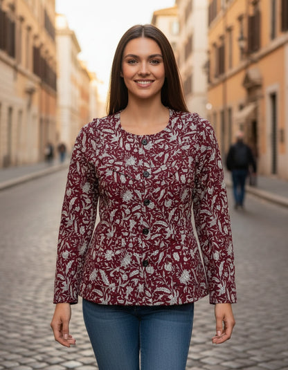 Emelia Quilted Reversible Jacket- NEW