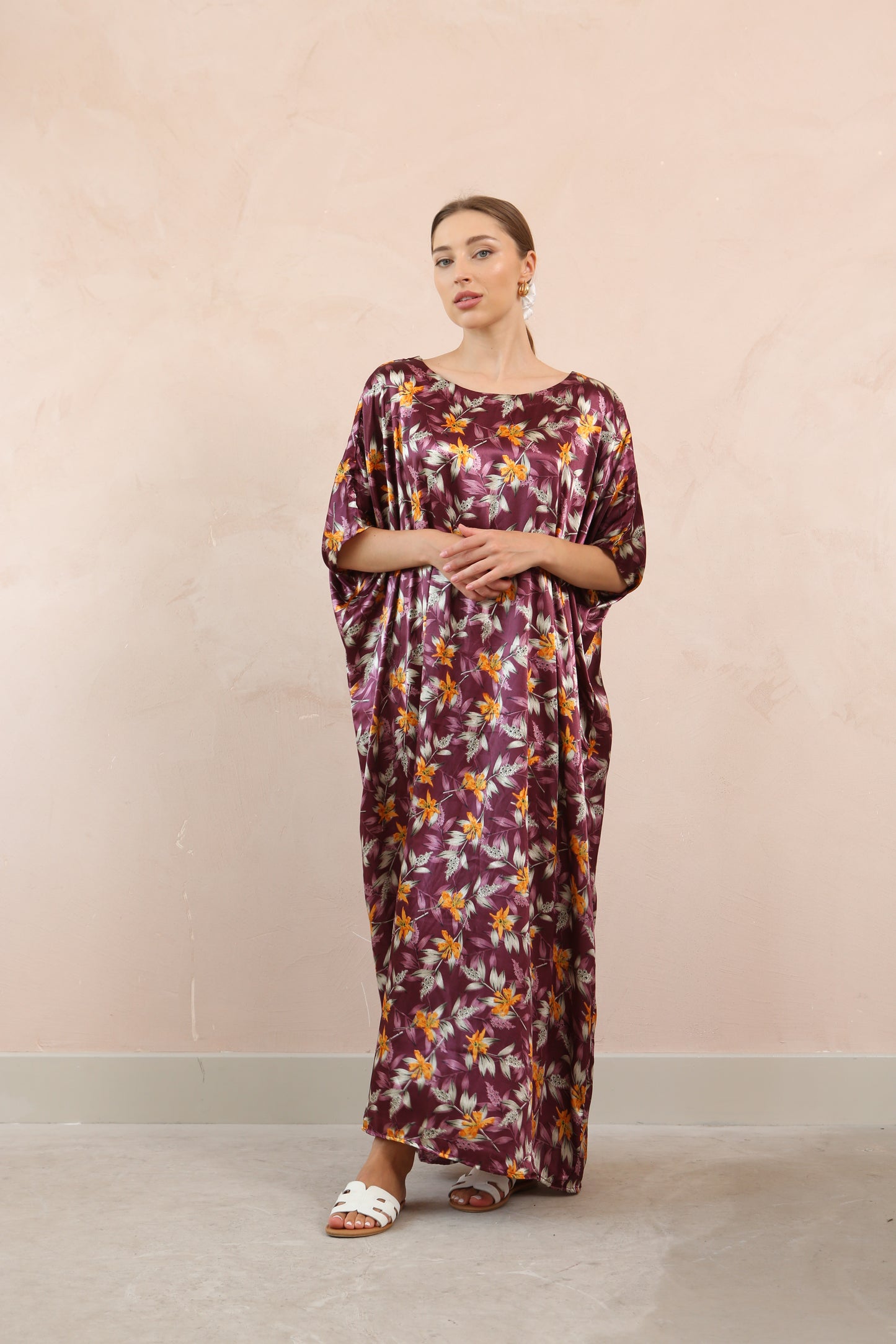 Floral Kaftan Dress