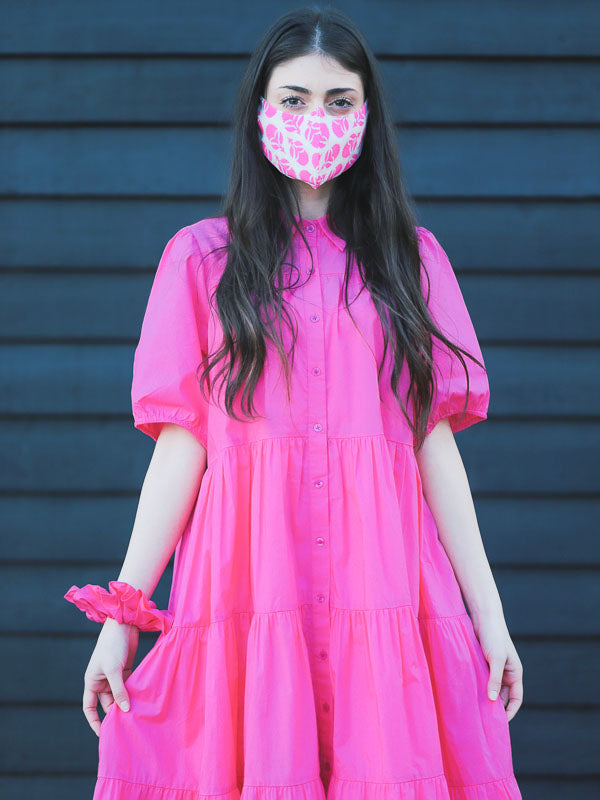 Clara Floral Print Reusable Face Covering