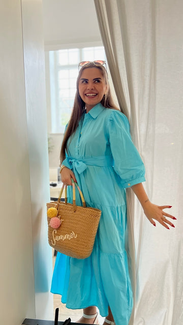 Carmen Cotton Poplin Midi Dress