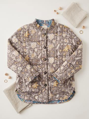 Isabel Reversible Quilted Cotton Jacket